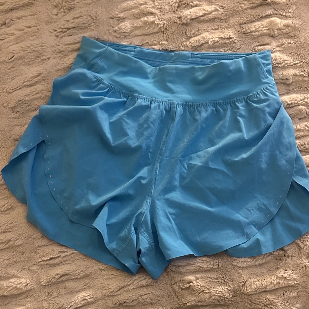 Lululemon Fast & Free Blue Athletic Shorts